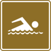 Swimming Symbol Clip Art
